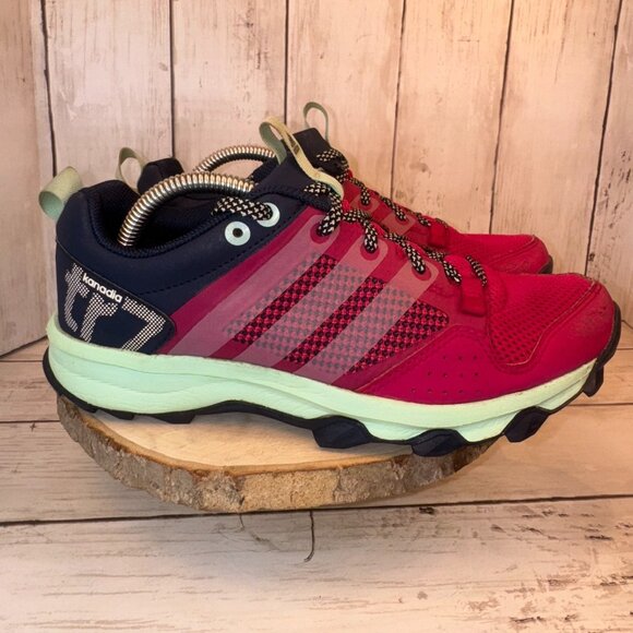 Adidas Kanadia TR 7 Women’s Size 5.5 Pink Blue Trail Running Shoes S77497 - Picture 1 of 12